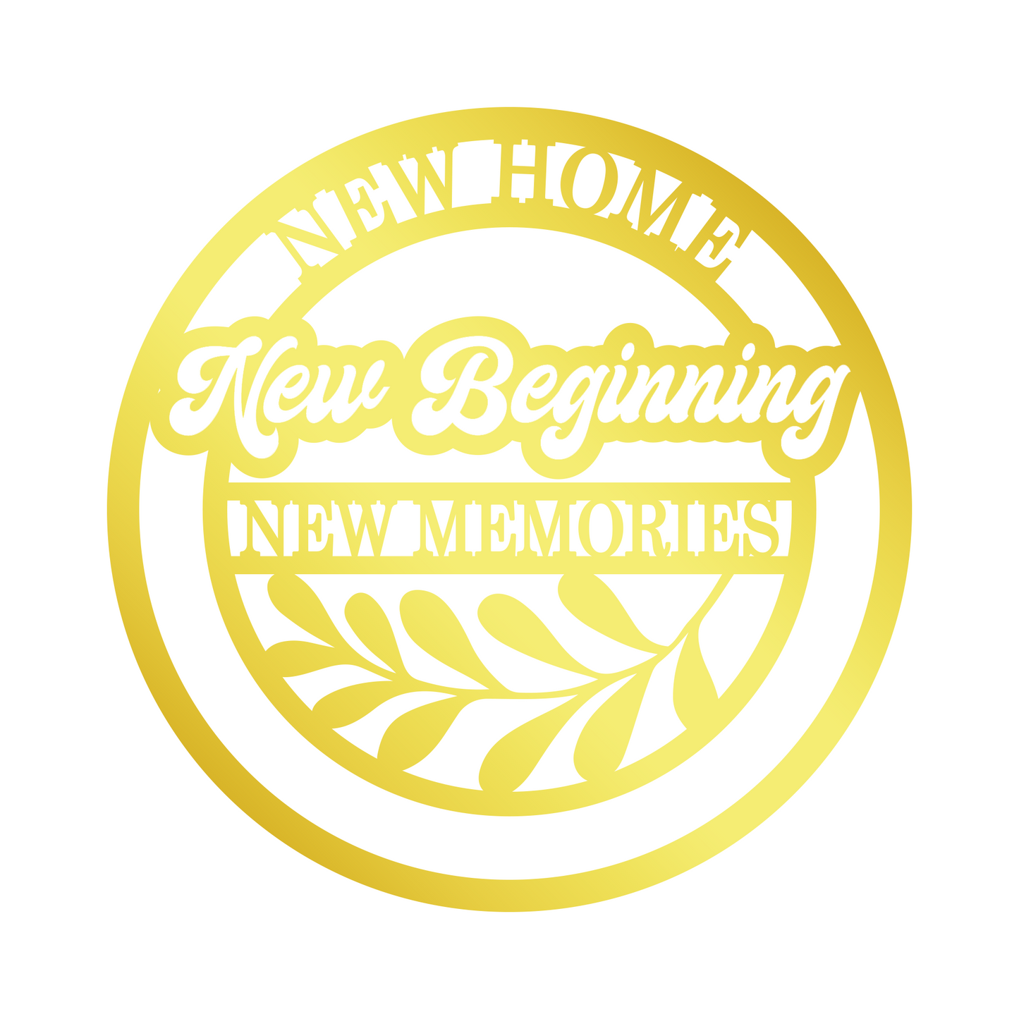 Last Name Sign New Home New Beginning Metal Sign New House Gift