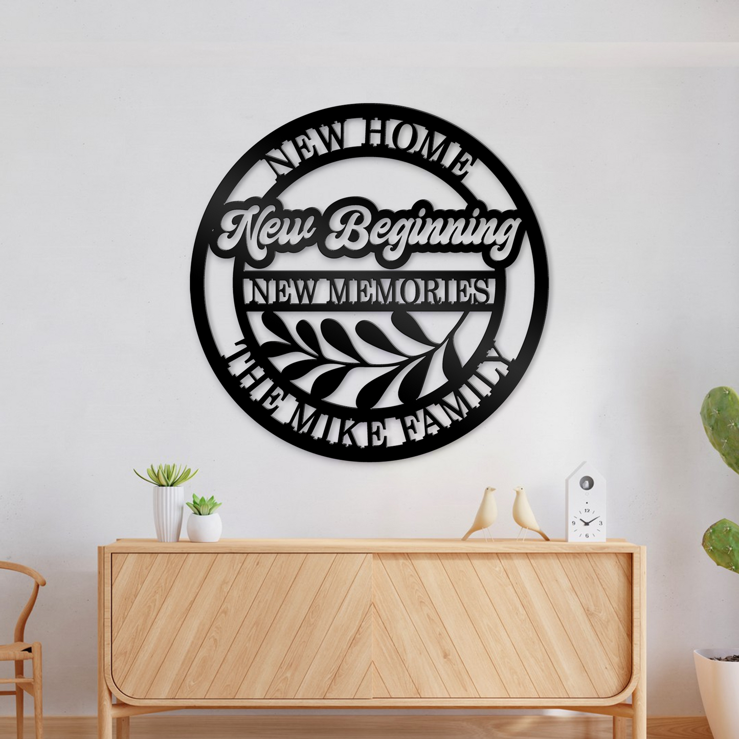 Last Name Sign New Home New Beginning Metal Sign New House Gift