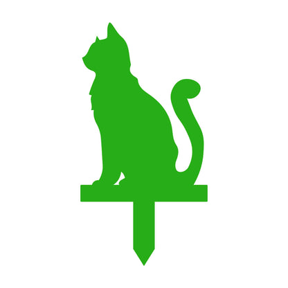 Personalized Cat Garden Metal Stake, Yard And Garden Decor, Gift For Cat Lover