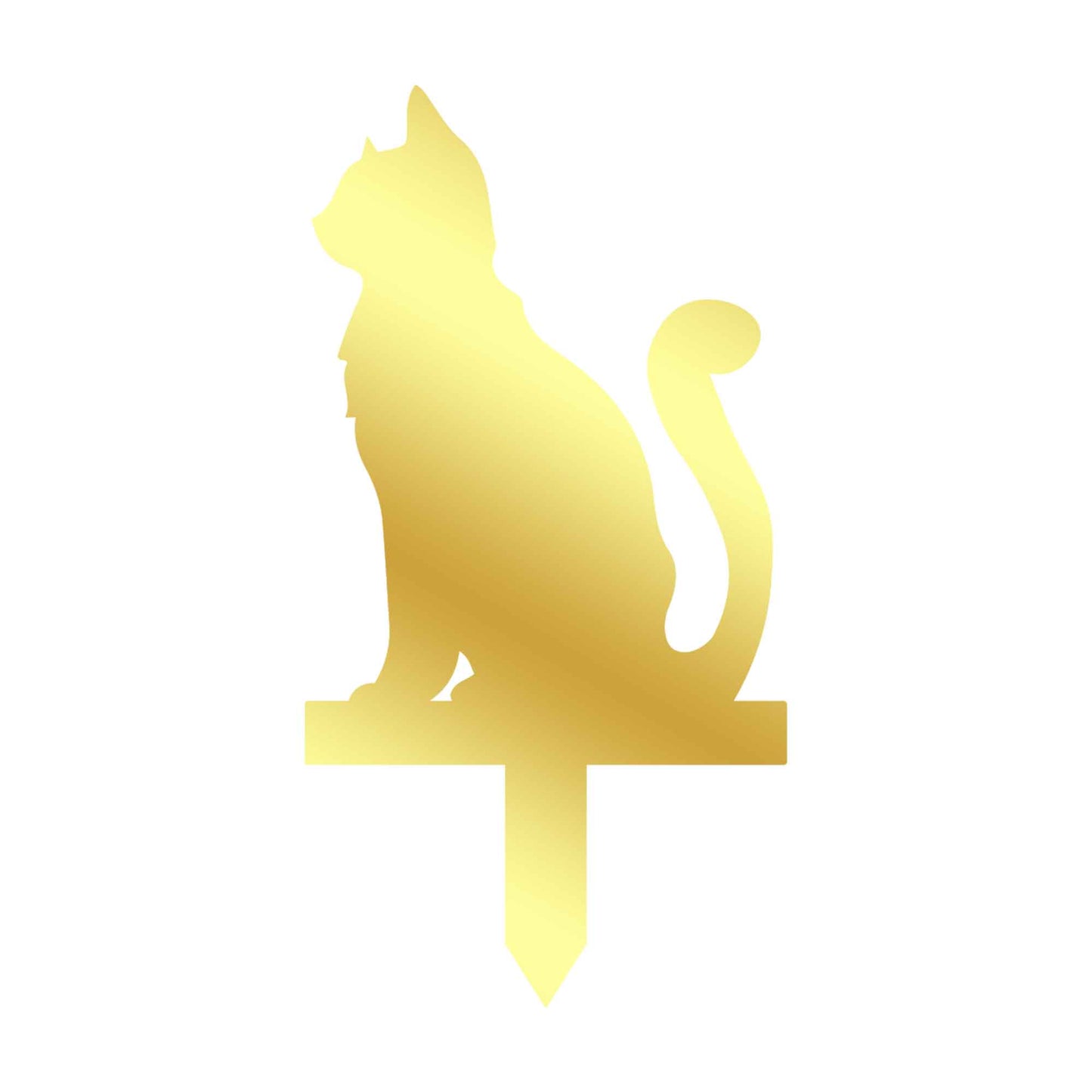 Personalized Cat Garden Metal Stake, Yard And Garden Decor, Gift For Cat Lover