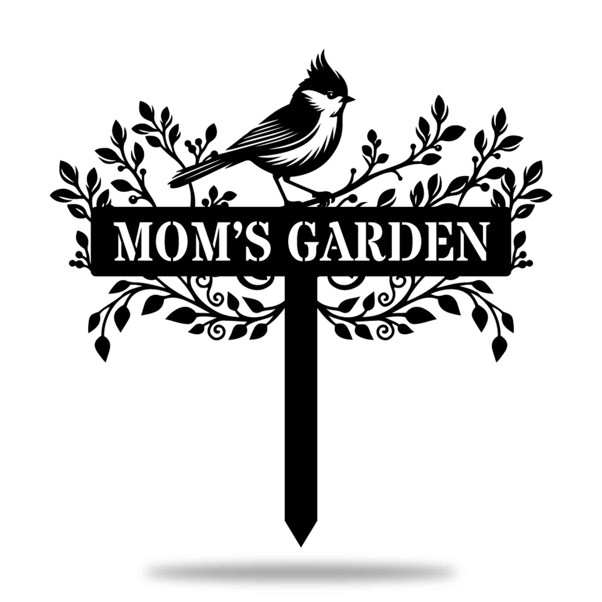 Personalized Beautiful Northern Cardinal Garden Metal Stake, Yard And Garden Decor